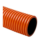 Védőcső nem tokozott duplafalú bordázott 3000/50m IP40 40mm narancs KOPOFLEX KOPOS